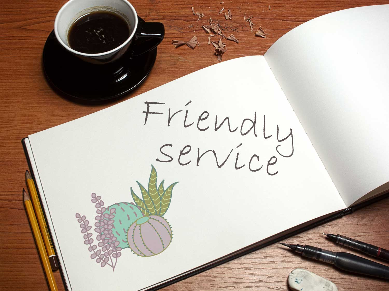 3 friendly service